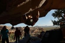 Bouldering in Hueco Tanks on 11/16/2019 with Blue Lizard Climbing and Yoga

Filename: SRM_20191116_1654490.jpg
Aperture: f/8.0
Shutter Speed: 1/250
Body: Canon EOS-1D Mark II
Lens: Canon EF 16-35mm f/2.8 L