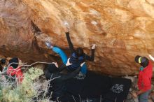 Bouldering in Hueco Tanks on 11/23/2019 with Blue Lizard Climbing and Yoga

Filename: SRM_20191123_1227121.jpg
Aperture: f/3.5
Shutter Speed: 1/250
Body: Canon EOS-1D Mark II
Lens: Canon EF 50mm f/1.8 II