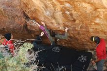 Bouldering in Hueco Tanks on 11/23/2019 with Blue Lizard Climbing and Yoga

Filename: SRM_20191123_1227410.jpg
Aperture: f/3.5
Shutter Speed: 1/250
Body: Canon EOS-1D Mark II
Lens: Canon EF 50mm f/1.8 II