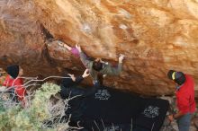 Bouldering in Hueco Tanks on 11/23/2019 with Blue Lizard Climbing and Yoga

Filename: SRM_20191123_1227420.jpg
Aperture: f/3.5
Shutter Speed: 1/250
Body: Canon EOS-1D Mark II
Lens: Canon EF 50mm f/1.8 II