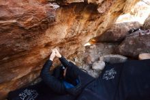 Bouldering in Hueco Tanks on 11/23/2019 with Blue Lizard Climbing and Yoga

Filename: SRM_20191123_1232170.jpg
Aperture: f/3.5
Shutter Speed: 1/250
Body: Canon EOS-1D Mark II
Lens: Canon EF 16-35mm f/2.8 L