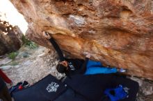 Bouldering in Hueco Tanks on 11/23/2019 with Blue Lizard Climbing and Yoga

Filename: SRM_20191123_1233140.jpg
Aperture: f/4.0
Shutter Speed: 1/250
Body: Canon EOS-1D Mark II
Lens: Canon EF 16-35mm f/2.8 L