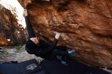 Bouldering in Hueco Tanks on 11/23/2019 with Blue Lizard Climbing and Yoga

Filename: SRM_20191123_1235440.jpg
Aperture: f/4.5
Shutter Speed: 1/250
Body: Canon EOS-1D Mark II
Lens: Canon EF 16-35mm f/2.8 L