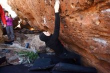 Bouldering in Hueco Tanks on 11/23/2019 with Blue Lizard Climbing and Yoga

Filename: SRM_20191123_1253111.jpg
Aperture: f/4.0
Shutter Speed: 1/250
Body: Canon EOS-1D Mark II
Lens: Canon EF 16-35mm f/2.8 L