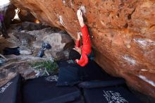 Bouldering in Hueco Tanks on 11/23/2019 with Blue Lizard Climbing and Yoga

Filename: SRM_20191123_1256350.jpg
Aperture: f/4.5
Shutter Speed: 1/250
Body: Canon EOS-1D Mark II
Lens: Canon EF 16-35mm f/2.8 L