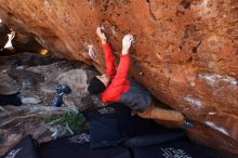 Bouldering in Hueco Tanks on 11/23/2019 with Blue Lizard Climbing and Yoga

Filename: SRM_20191123_1256500.jpg
Aperture: f/5.0
Shutter Speed: 1/250
Body: Canon EOS-1D Mark II
Lens: Canon EF 16-35mm f/2.8 L