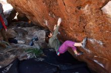 Bouldering in Hueco Tanks on 11/23/2019 with Blue Lizard Climbing and Yoga

Filename: SRM_20191123_1306420.jpg
Aperture: f/5.6
Shutter Speed: 1/250
Body: Canon EOS-1D Mark II
Lens: Canon EF 16-35mm f/2.8 L