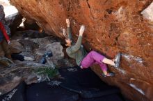 Bouldering in Hueco Tanks on 11/23/2019 with Blue Lizard Climbing and Yoga

Filename: SRM_20191123_1306430.jpg
Aperture: f/5.6
Shutter Speed: 1/250
Body: Canon EOS-1D Mark II
Lens: Canon EF 16-35mm f/2.8 L