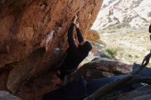 Bouldering in Hueco Tanks on 11/23/2019 with Blue Lizard Climbing and Yoga

Filename: SRM_20191123_1313350.jpg
Aperture: f/5.6
Shutter Speed: 1/250
Body: Canon EOS-1D Mark II
Lens: Canon EF 50mm f/1.8 II