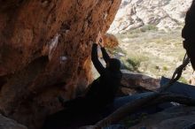 Bouldering in Hueco Tanks on 11/23/2019 with Blue Lizard Climbing and Yoga

Filename: SRM_20191123_1313360.jpg
Aperture: f/6.3
Shutter Speed: 1/250
Body: Canon EOS-1D Mark II
Lens: Canon EF 50mm f/1.8 II