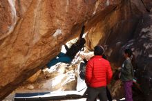 Bouldering in Hueco Tanks on 11/23/2019 with Blue Lizard Climbing and Yoga

Filename: SRM_20191123_1403500.jpg
Aperture: f/5.0
Shutter Speed: 1/250
Body: Canon EOS-1D Mark II
Lens: Canon EF 50mm f/1.8 II