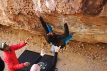 Bouldering in Hueco Tanks on 11/23/2019 with Blue Lizard Climbing and Yoga

Filename: SRM_20191123_1410200.jpg
Aperture: f/2.2
Shutter Speed: 1/250
Body: Canon EOS-1D Mark II
Lens: Canon EF 50mm f/1.8 II