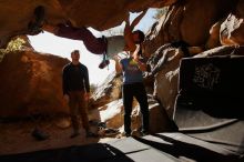 Bouldering in Hueco Tanks on 11/23/2019 with Blue Lizard Climbing and Yoga

Filename: SRM_20191123_1423390.jpg
Aperture: f/10.0
Shutter Speed: 1/250
Body: Canon EOS-1D Mark II
Lens: Canon EF 16-35mm f/2.8 L