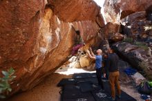 Bouldering in Hueco Tanks on 11/23/2019 with Blue Lizard Climbing and Yoga

Filename: SRM_20191123_1447200.jpg
Aperture: f/4.5
Shutter Speed: 1/250
Body: Canon EOS-1D Mark II
Lens: Canon EF 16-35mm f/2.8 L