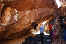 Bouldering in Hueco Tanks on 11/23/2019 with Blue Lizard Climbing and Yoga

Filename: SRM_20191123_1453460.jpg
Aperture: f/4.5
Shutter Speed: 1/250
Body: Canon EOS-1D Mark II
Lens: Canon EF 16-35mm f/2.8 L