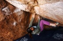 Bouldering in Hueco Tanks on 11/23/2019 with Blue Lizard Climbing and Yoga

Filename: SRM_20191123_1517290.jpg
Aperture: f/4.5
Shutter Speed: 1/250
Body: Canon EOS-1D Mark II
Lens: Canon EF 16-35mm f/2.8 L