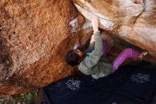 Bouldering in Hueco Tanks on 11/23/2019 with Blue Lizard Climbing and Yoga

Filename: SRM_20191123_1517340.jpg
Aperture: f/5.0
Shutter Speed: 1/250
Body: Canon EOS-1D Mark II
Lens: Canon EF 16-35mm f/2.8 L