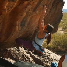Bouldering in Hueco Tanks on 11/23/2019 with Blue Lizard Climbing and Yoga

Filename: SRM_20191123_1546430.jpg
Aperture: f/9.0
Shutter Speed: 1/320
Body: Canon EOS-1D Mark II
Lens: Canon EF 50mm f/1.8 II