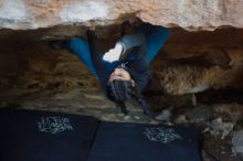 Bouldering in Hueco Tanks on 11/23/2019 with Blue Lizard Climbing and Yoga

Filename: SRM_20191123_1639560.jpg
Aperture: f/1.8
Shutter Speed: 1/200
Body: Canon EOS-1D Mark II
Lens: Canon EF 50mm f/1.8 II