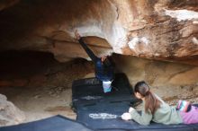 Bouldering in Hueco Tanks on 11/23/2019 with Blue Lizard Climbing and Yoga

Filename: SRM_20191123_1720260.jpg
Aperture: f/1.8
Shutter Speed: 1/200
Body: Canon EOS-1D Mark II
Lens: Canon EF 50mm f/1.8 II