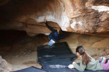 Bouldering in Hueco Tanks on 11/23/2019 with Blue Lizard Climbing and Yoga

Filename: SRM_20191123_1720300.jpg
Aperture: f/1.8
Shutter Speed: 1/200
Body: Canon EOS-1D Mark II
Lens: Canon EF 50mm f/1.8 II