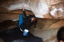 Bouldering in Hueco Tanks on 11/23/2019 with Blue Lizard Climbing and Yoga

Filename: SRM_20191123_1727230.jpg
Aperture: f/1.8
Shutter Speed: 1/160
Body: Canon EOS-1D Mark II
Lens: Canon EF 50mm f/1.8 II