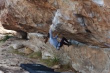 Bouldering in Hueco Tanks on 11/24/2019 with Blue Lizard Climbing and Yoga

Filename: SRM_20191124_1008350.jpg
Aperture: f/5.6
Shutter Speed: 1/250
Body: Canon EOS-1D Mark II
Lens: Canon EF 50mm f/1.8 II