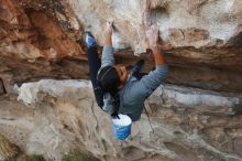Bouldering in Hueco Tanks on 11/24/2019 with Blue Lizard Climbing and Yoga

Filename: SRM_20191124_1015190.jpg
Aperture: f/6.3
Shutter Speed: 1/250
Body: Canon EOS-1D Mark II
Lens: Canon EF 50mm f/1.8 II