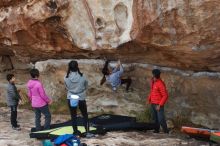 Bouldering in Hueco Tanks on 11/24/2019 with Blue Lizard Climbing and Yoga

Filename: SRM_20191124_1021310.jpg
Aperture: f/5.6
Shutter Speed: 1/250
Body: Canon EOS-1D Mark II
Lens: Canon EF 50mm f/1.8 II