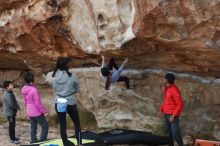 Bouldering in Hueco Tanks on 11/24/2019 with Blue Lizard Climbing and Yoga

Filename: SRM_20191124_1021360.jpg
Aperture: f/5.6
Shutter Speed: 1/250
Body: Canon EOS-1D Mark II
Lens: Canon EF 50mm f/1.8 II