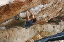 Bouldering in Hueco Tanks on 11/24/2019 with Blue Lizard Climbing and Yoga

Filename: SRM_20191124_1054480.jpg
Aperture: f/5.6
Shutter Speed: 1/320
Body: Canon EOS-1D Mark II
Lens: Canon EF 50mm f/1.8 II