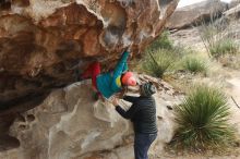 Bouldering in Hueco Tanks on 11/24/2019 with Blue Lizard Climbing and Yoga

Filename: SRM_20191124_1055090.jpg
Aperture: f/7.1
Shutter Speed: 1/320
Body: Canon EOS-1D Mark II
Lens: Canon EF 50mm f/1.8 II