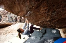 Bouldering in Hueco Tanks on 11/24/2019 with Blue Lizard Climbing and Yoga

Filename: SRM_20191124_1130140.jpg
Aperture: f/6.3
Shutter Speed: 1/320
Body: Canon EOS-1D Mark II
Lens: Canon EF 16-35mm f/2.8 L