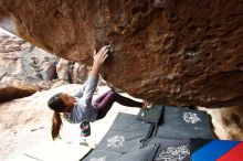 Bouldering in Hueco Tanks on 11/24/2019 with Blue Lizard Climbing and Yoga

Filename: SRM_20191124_1130160.jpg
Aperture: f/5.6
Shutter Speed: 1/320
Body: Canon EOS-1D Mark II
Lens: Canon EF 16-35mm f/2.8 L