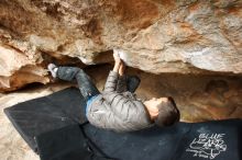 Bouldering in Hueco Tanks on 11/24/2019 with Blue Lizard Climbing and Yoga

Filename: SRM_20191124_1131290.jpg
Aperture: f/7.1
Shutter Speed: 1/320
Body: Canon EOS-1D Mark II
Lens: Canon EF 16-35mm f/2.8 L