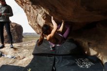 Bouldering in Hueco Tanks on 11/24/2019 with Blue Lizard Climbing and Yoga

Filename: SRM_20191124_1137300.jpg
Aperture: f/9.0
Shutter Speed: 1/320
Body: Canon EOS-1D Mark II
Lens: Canon EF 16-35mm f/2.8 L