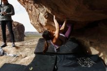 Bouldering in Hueco Tanks on 11/24/2019 with Blue Lizard Climbing and Yoga

Filename: SRM_20191124_1137310.jpg
Aperture: f/9.0
Shutter Speed: 1/320
Body: Canon EOS-1D Mark II
Lens: Canon EF 16-35mm f/2.8 L