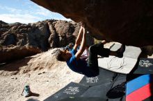 Bouldering in Hueco Tanks on 11/24/2019 with Blue Lizard Climbing and Yoga

Filename: SRM_20191124_1152170.jpg
Aperture: f/7.1
Shutter Speed: 1/500
Body: Canon EOS-1D Mark II
Lens: Canon EF 16-35mm f/2.8 L