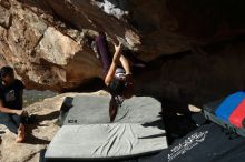 Bouldering in Hueco Tanks on 11/24/2019 with Blue Lizard Climbing and Yoga

Filename: SRM_20191124_1158360.jpg
Aperture: f/5.0
Shutter Speed: 1/500
Body: Canon EOS-1D Mark II
Lens: Canon EF 50mm f/1.8 II