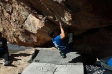 Bouldering in Hueco Tanks on 11/24/2019 with Blue Lizard Climbing and Yoga

Filename: SRM_20191124_1203030.jpg
Aperture: f/5.0
Shutter Speed: 1/500
Body: Canon EOS-1D Mark II
Lens: Canon EF 50mm f/1.8 II