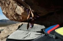 Bouldering in Hueco Tanks on 11/24/2019 with Blue Lizard Climbing and Yoga

Filename: SRM_20191124_1209230.jpg
Aperture: f/5.0
Shutter Speed: 1/500
Body: Canon EOS-1D Mark II
Lens: Canon EF 50mm f/1.8 II