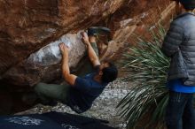 Bouldering in Hueco Tanks on 11/24/2019 with Blue Lizard Climbing and Yoga

Filename: SRM_20191124_1316390.jpg
Aperture: f/4.5
Shutter Speed: 1/320
Body: Canon EOS-1D Mark II
Lens: Canon EF 50mm f/1.8 II