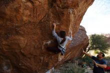 Bouldering in Hueco Tanks on 11/24/2019 with Blue Lizard Climbing and Yoga

Filename: SRM_20191124_1323050.jpg
Aperture: f/5.6
Shutter Speed: 1/320
Body: Canon EOS-1D Mark II
Lens: Canon EF 16-35mm f/2.8 L