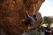 Bouldering in Hueco Tanks on 11/24/2019 with Blue Lizard Climbing and Yoga

Filename: SRM_20191124_1323051.jpg
Aperture: f/5.6
Shutter Speed: 1/320
Body: Canon EOS-1D Mark II
Lens: Canon EF 16-35mm f/2.8 L