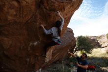 Bouldering in Hueco Tanks on 11/24/2019 with Blue Lizard Climbing and Yoga

Filename: SRM_20191124_1323090.jpg
Aperture: f/8.0
Shutter Speed: 1/320
Body: Canon EOS-1D Mark II
Lens: Canon EF 16-35mm f/2.8 L