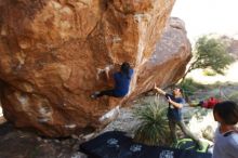 Bouldering in Hueco Tanks on 11/24/2019 with Blue Lizard Climbing and Yoga

Filename: SRM_20191124_1325350.jpg
Aperture: f/5.0
Shutter Speed: 1/250
Body: Canon EOS-1D Mark II
Lens: Canon EF 16-35mm f/2.8 L