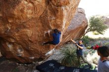 Bouldering in Hueco Tanks on 11/24/2019 with Blue Lizard Climbing and Yoga

Filename: SRM_20191124_1325351.jpg
Aperture: f/5.6
Shutter Speed: 1/250
Body: Canon EOS-1D Mark II
Lens: Canon EF 16-35mm f/2.8 L