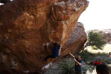 Bouldering in Hueco Tanks on 11/24/2019 with Blue Lizard Climbing and Yoga

Filename: SRM_20191124_1325390.jpg
Aperture: f/7.1
Shutter Speed: 1/250
Body: Canon EOS-1D Mark II
Lens: Canon EF 16-35mm f/2.8 L