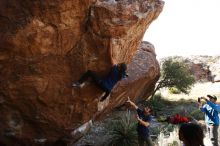 Bouldering in Hueco Tanks on 11/24/2019 with Blue Lizard Climbing and Yoga

Filename: SRM_20191124_1325530.jpg
Aperture: f/7.1
Shutter Speed: 1/250
Body: Canon EOS-1D Mark II
Lens: Canon EF 16-35mm f/2.8 L