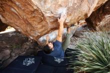 Bouldering in Hueco Tanks on 11/24/2019 with Blue Lizard Climbing and Yoga

Filename: SRM_20191124_1329140.jpg
Aperture: f/4.5
Shutter Speed: 1/250
Body: Canon EOS-1D Mark II
Lens: Canon EF 16-35mm f/2.8 L